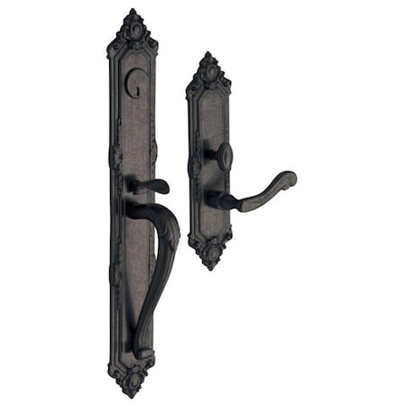 Baldwin Double Cylinder Entry Handlesets Distressed Oil Rubbed Bronze 6950.402.RDBL